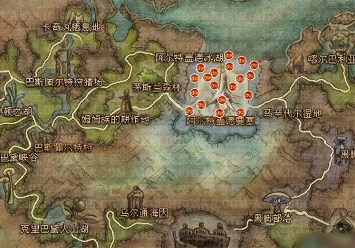 永恒之塔魔族采集1到400路线
